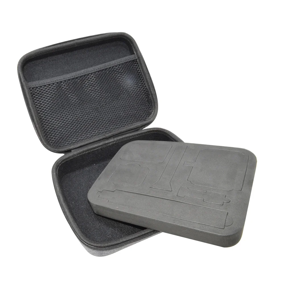Camera Pouch Nylon Portable Travel Storage Bag For Sports Camera Accessories Organizer Case Grey
