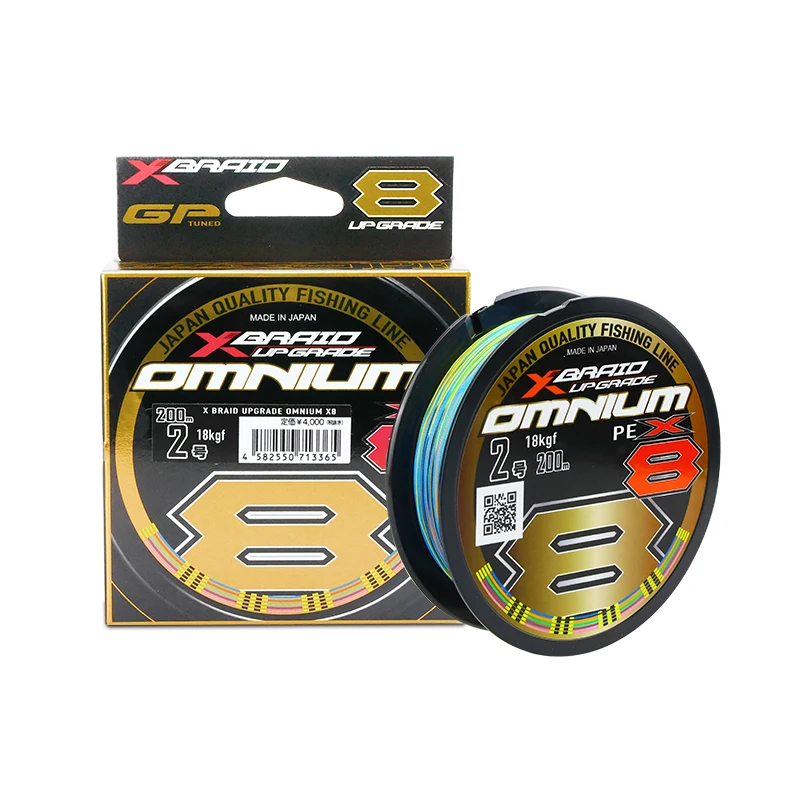 New XBraid OMNIUM X8 Upgrade PE Fishing Line Multi colors High Strength Ocean Boat Fishing Line 150m 200M 300M 500m