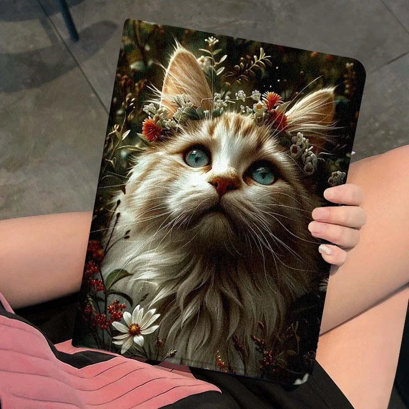 الحظ إكليل ريترو هريرة لسامسونج غالاكسي تبويب S7 S8 S9 S10 11 12.4 13.1 FE زائد لايت بوصة غطاء اللوحي #4