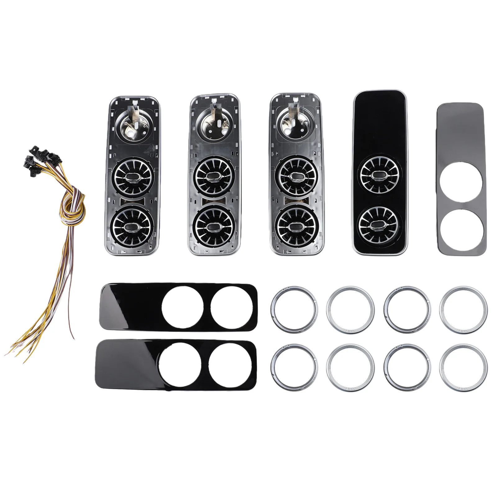 

Customizable Vehicle Ambiance LED Light Trim ABS Material Vent Cover ABS Material Vent Cover Heater Part Accessories For V-Class