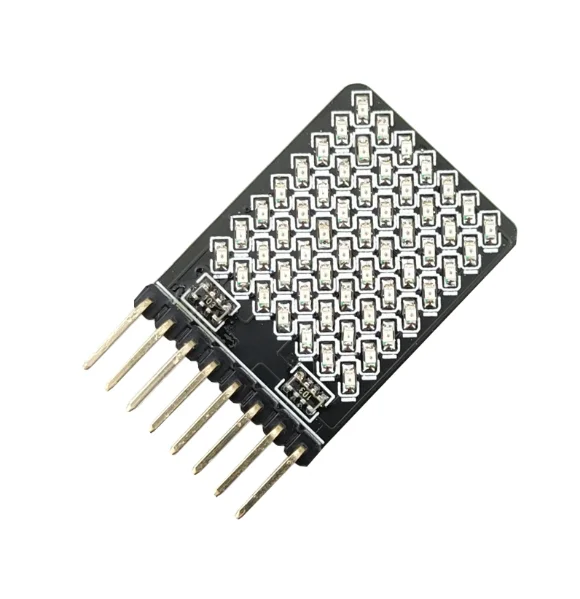 LED light matrix module 7 * 8 development board experimental evaluation IO port direct drive