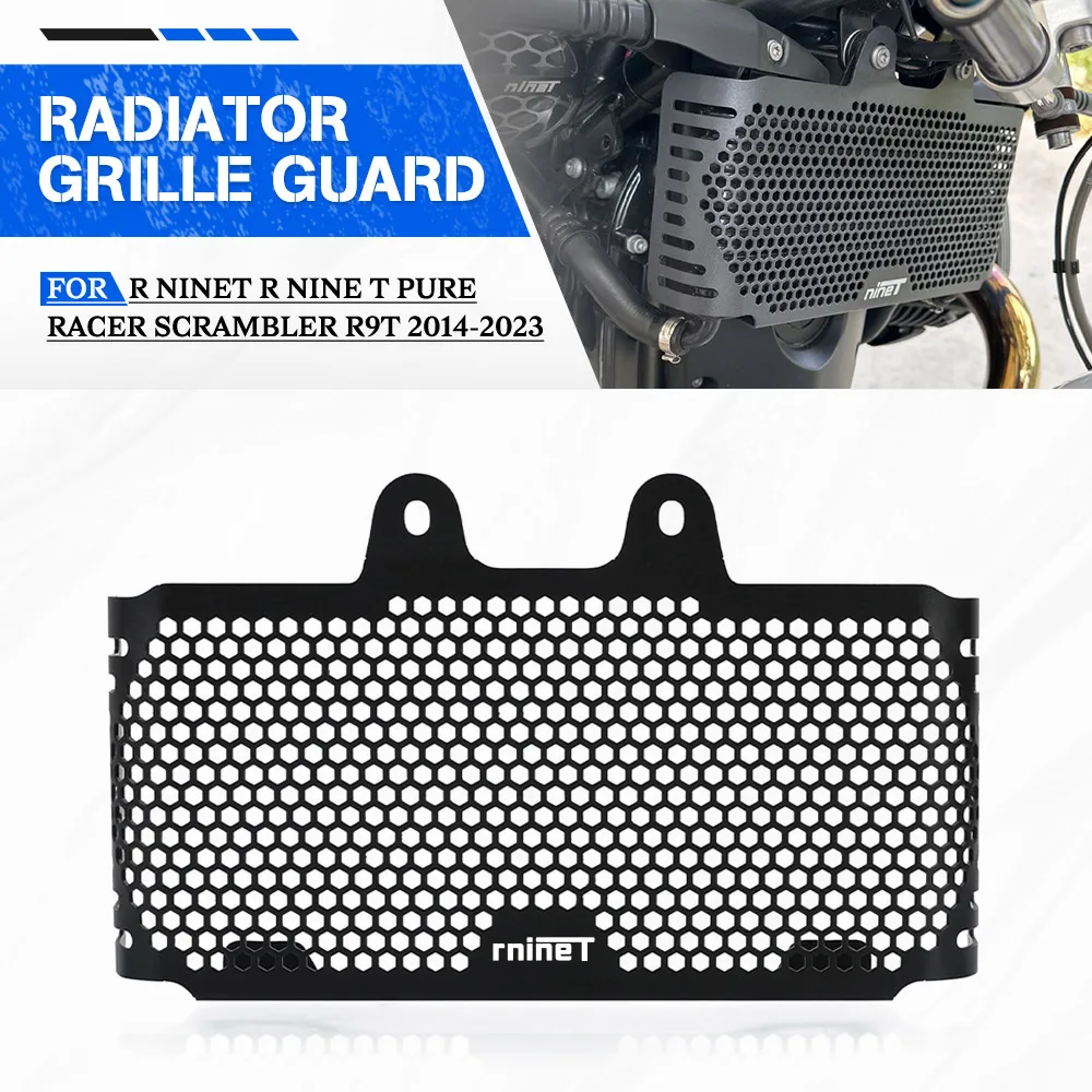 

For BMW R NINET R Nine T Pure Racer Scrambler R9T 2014-2023 Radiator Grill Cover RNINET Guards Cooler Grille Cover Protecter