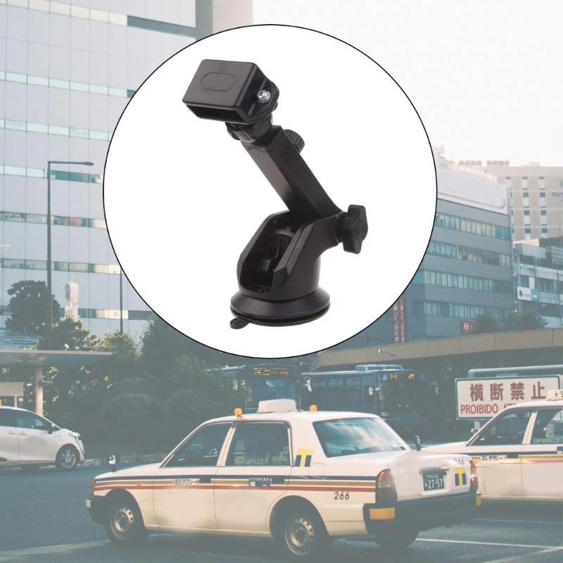 

62KA Suction Cup Walkie Talkie Holder Windshield/Dashboard Suction Cup Car Mobile Radio Mount with Strong Sticker Pad