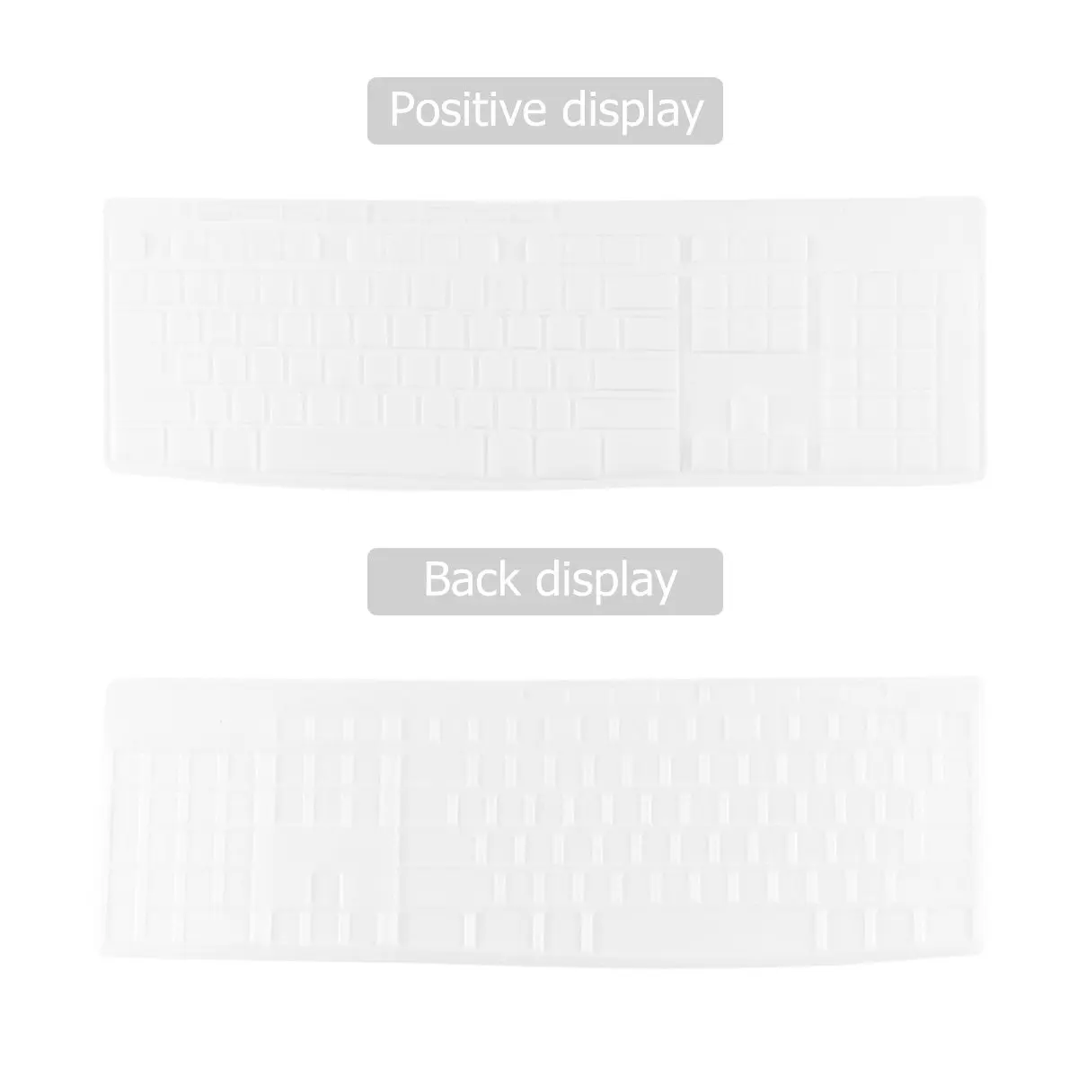 

Пылезащитный чехол для клавиатуры, водостойкий прозрачный силиконовый чехол, совместимый с K270, тонкая защитная пленка для клавиатуры