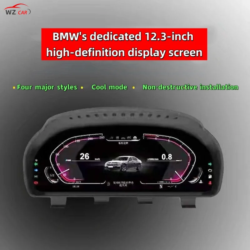 

12.3 Inch Digital LCD Instrument Panel Linux System BMW 5 Series GT 7 Series F01/02 /03 /04 /07 /10 /11 /18 odometer tachometer