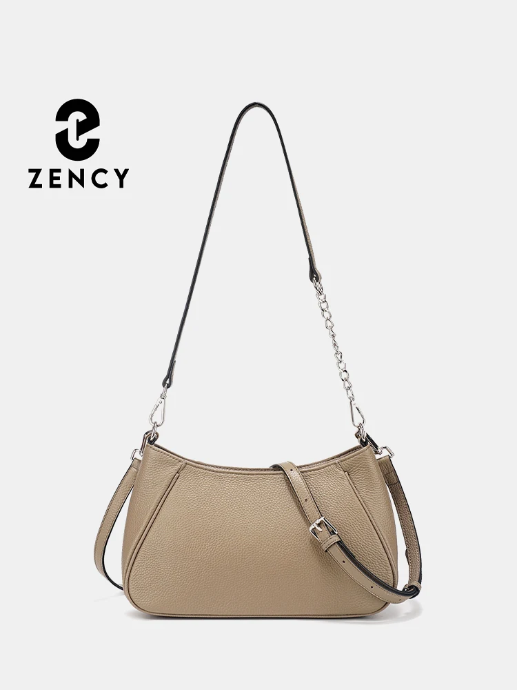 

Zency New Designer Bag Women's Genuine Leather Handbag Fashion Shoulder Crossbody Birthday Gift Handbag New 2025 Satchels