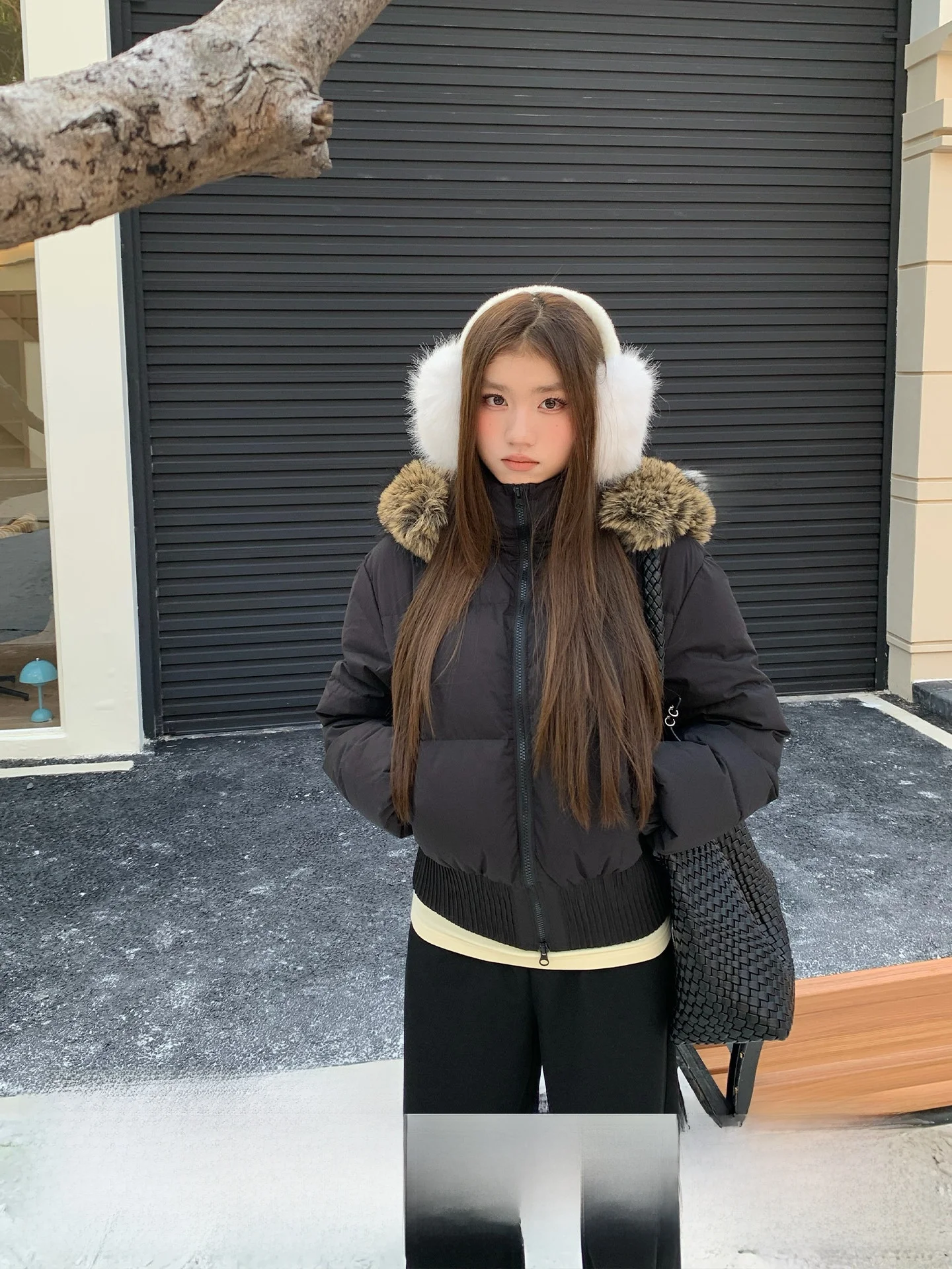 

Американский ретро-пуховик оранжевого цвета с меховым воротником, утепленный, женский, с регулировкой на талии, универсальная верхняя одежда