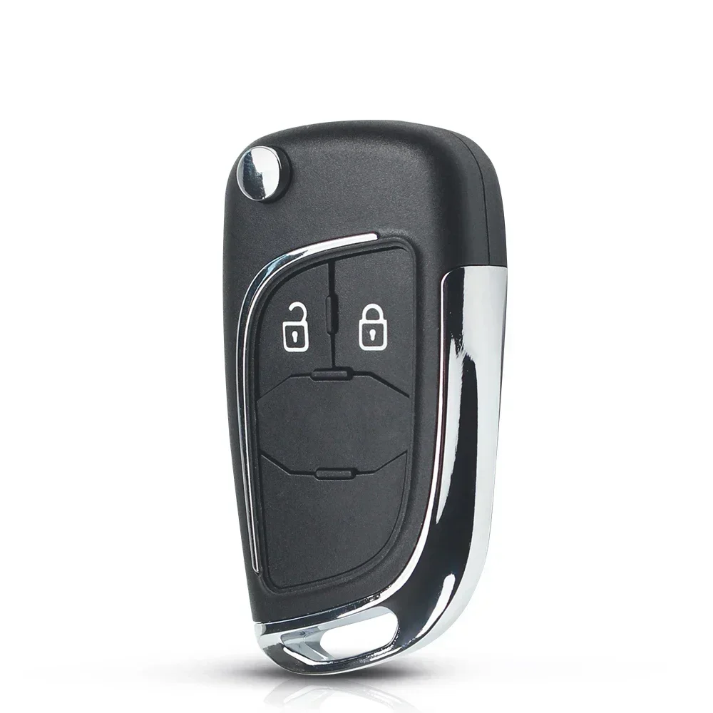 KEYYOU 10pcs Modified Remote Car Key Shell For Chevrolet Lova Aveo Cruze 2/3/4/5 Buttons For Opel Vauxhall Insignia Astra Mokka