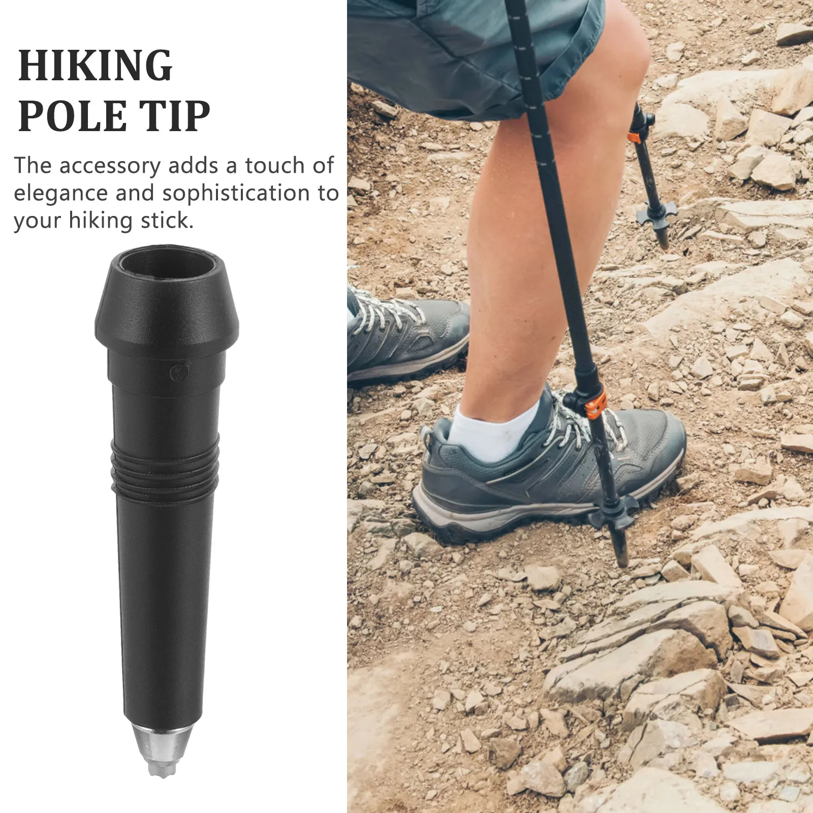 

Plastic Cane Replacement Trekking Pole Hiking Pole Feet Metal Tips For Nordic Walking Sticks Carbon Fiber Tips Durable All
