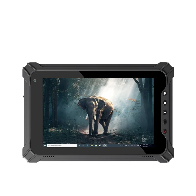 8inch Detachable Battery Supports SIM Card TF Card Used in Harsh Environments with 1d 2d Scanning Win Rugged Tablet