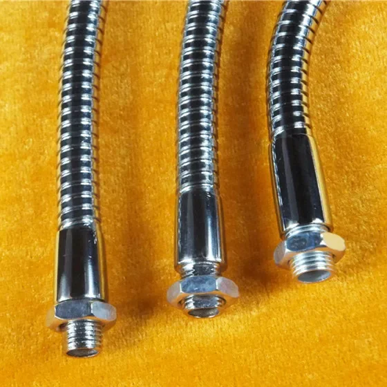 2pieces/lot M10 Soft Light metal Flexible conduit metal gooseneck hose serpentine tube clamp DIY Lighting accessory