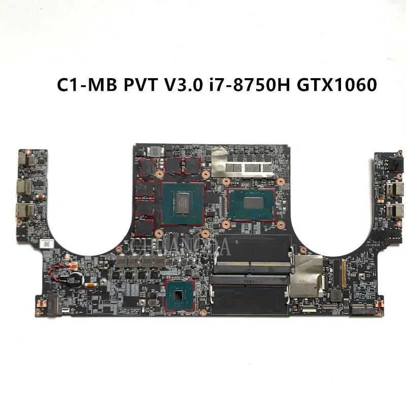 

Laptop motherboard For Razer Blade 15 RZ09 RZ09-02385E92 Motherboard C1-MB PVT V3.0 i7-8750H GTX1060 100%