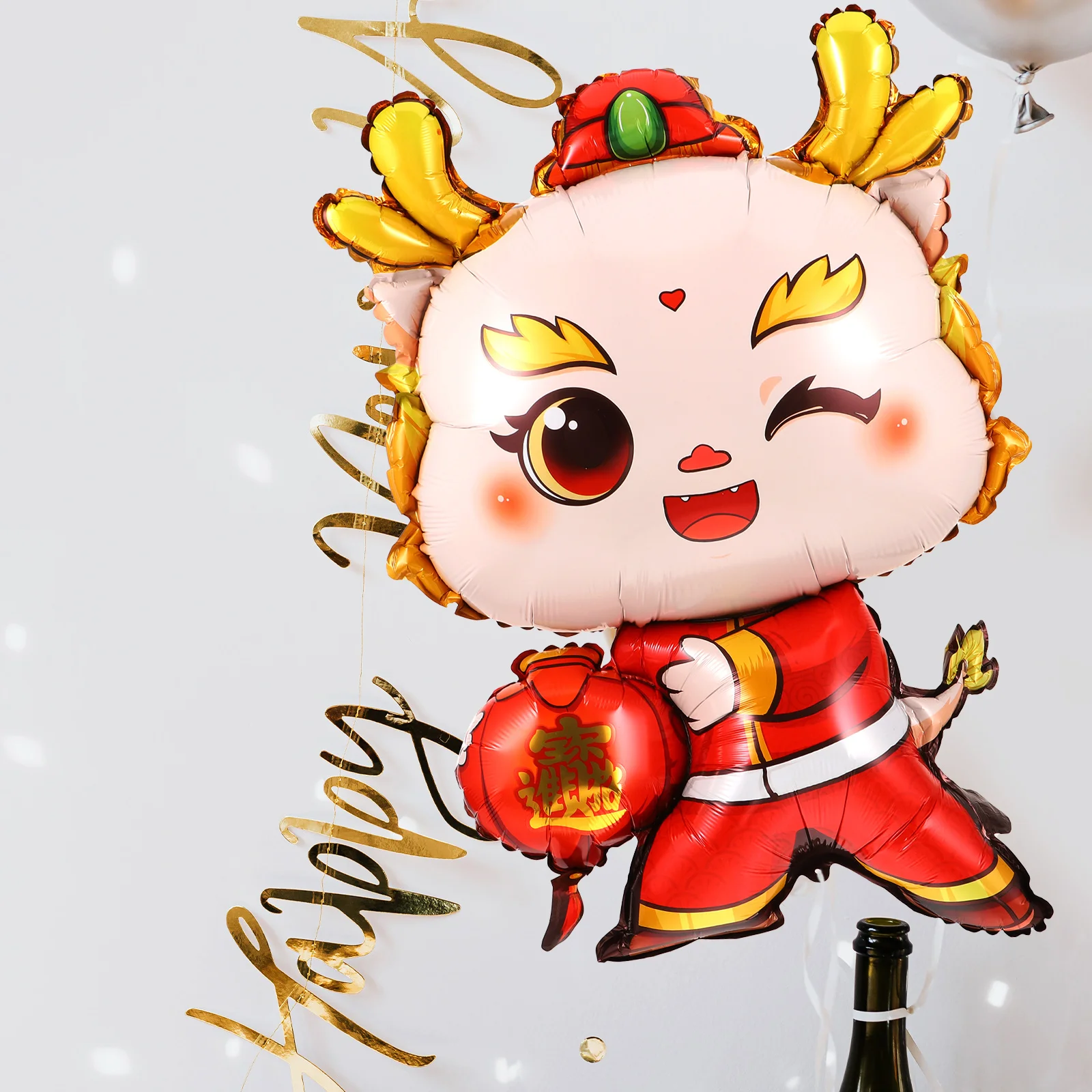 

Dragon Balloon Chinese New Year Party Decor 2024 Large Decoration for Home Mall Office Celebration