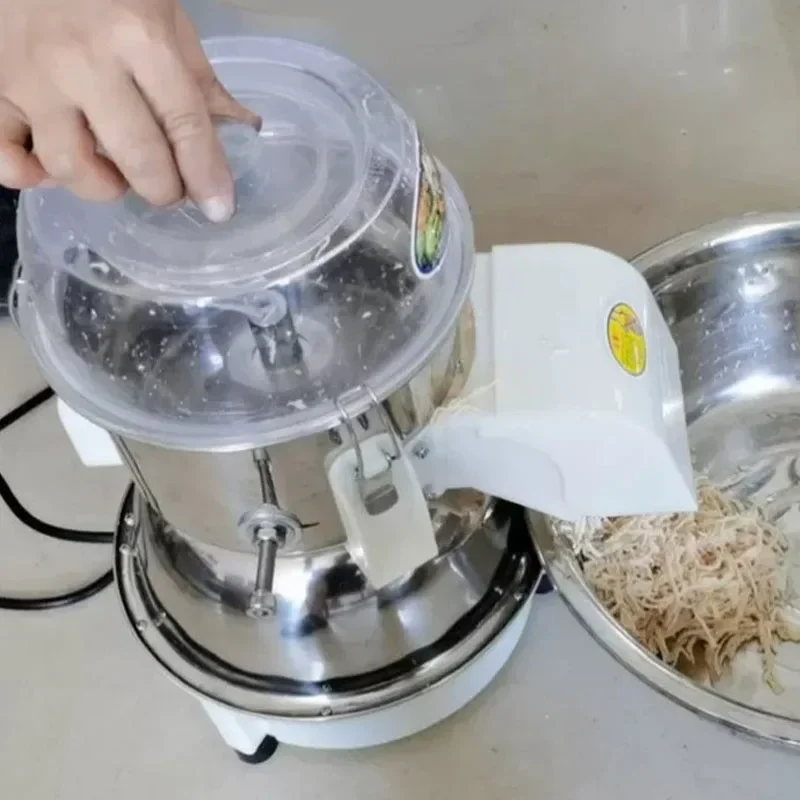 Mesin Penghancur Daging Otomatis Rumah Tangga dan Komersial, Peralatan Penghancur Daging Ayam untuk Makanan Rebus dan Toko Deli