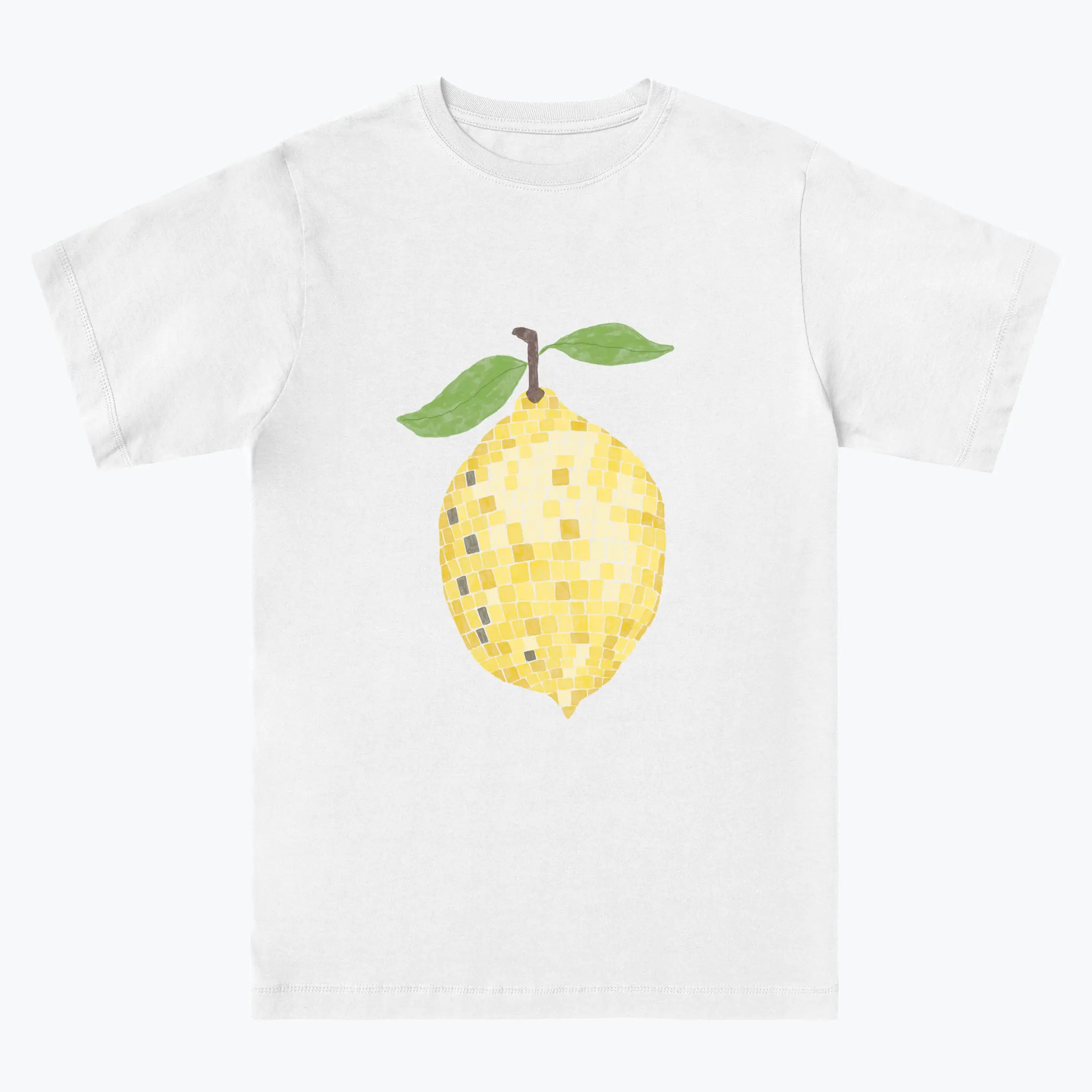 Disco Fruit Top 2026 Y2K Fashion Short Sleeve Print Harajuku Hip Hop Top Round Neck T-shirt Casual Loose Streetwear Unisex