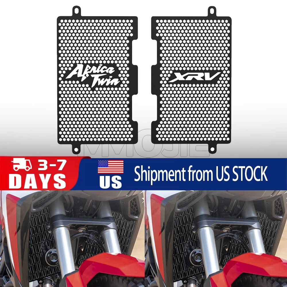 

For Honda XRV650 XRV750 Africa Twin 1993-2019 2000 2001 2002 XRV 750 650 Motorcycle Radiator Guard Protector Grille Grill Cover