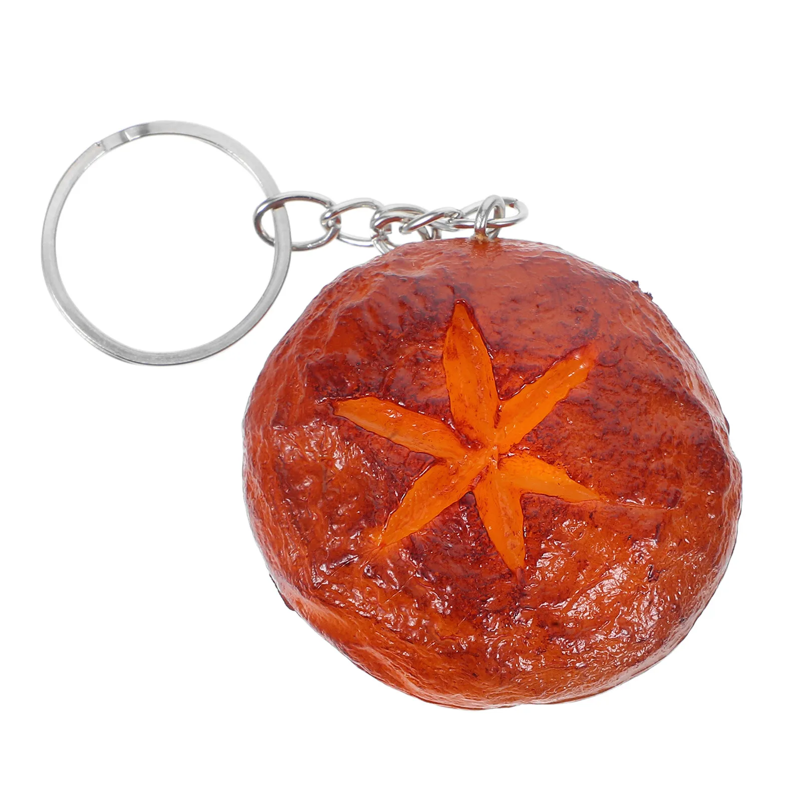 Realistic Roasted Shiitake Mushroom Keychain Faux Food Pendant Bag Charm Backpack Accessory Photography Prop Simulated Food