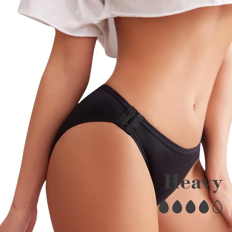 Hot Sale Reusable Quick Dry Low Waist Cullote Menstruelle Period Underwear High Quality Incontinence Panties Menstrual Underwear