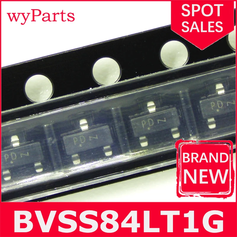 Nieuwe/1Pcs Bvss84lt 1G Sot23 Mosfet Pfet 50V 130ma 10.0