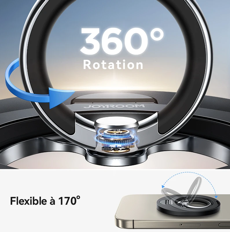 Joyroom-Anneau de support de téléphone pour iPhone, Magsafe, support de poignée magnétique pour iPhone 16 15 14 13 Pro Max