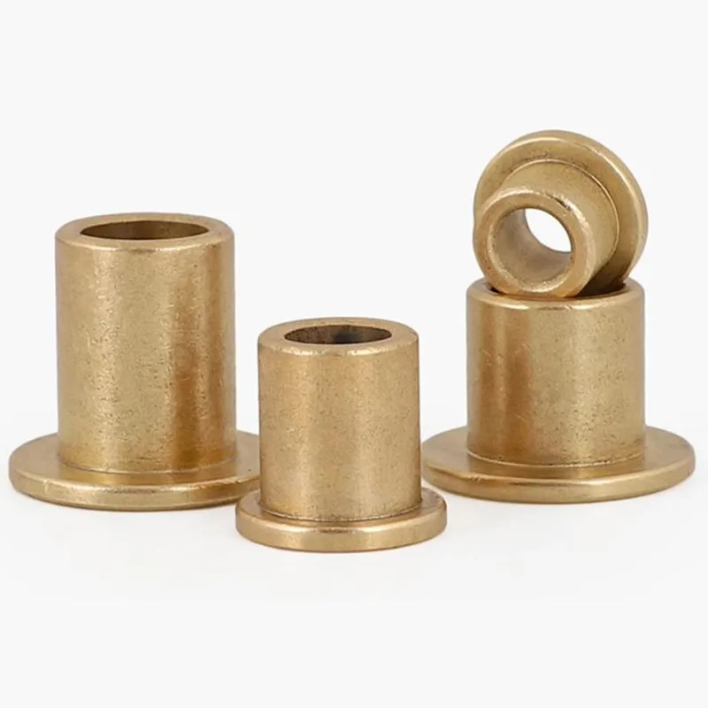 3pcs ID 2mm 3mm 4mm 5mm brass Flanging Self-Lubricating Bearing Powder Metallurgy Oil Copper Bushing Guide Sleeve Bronze