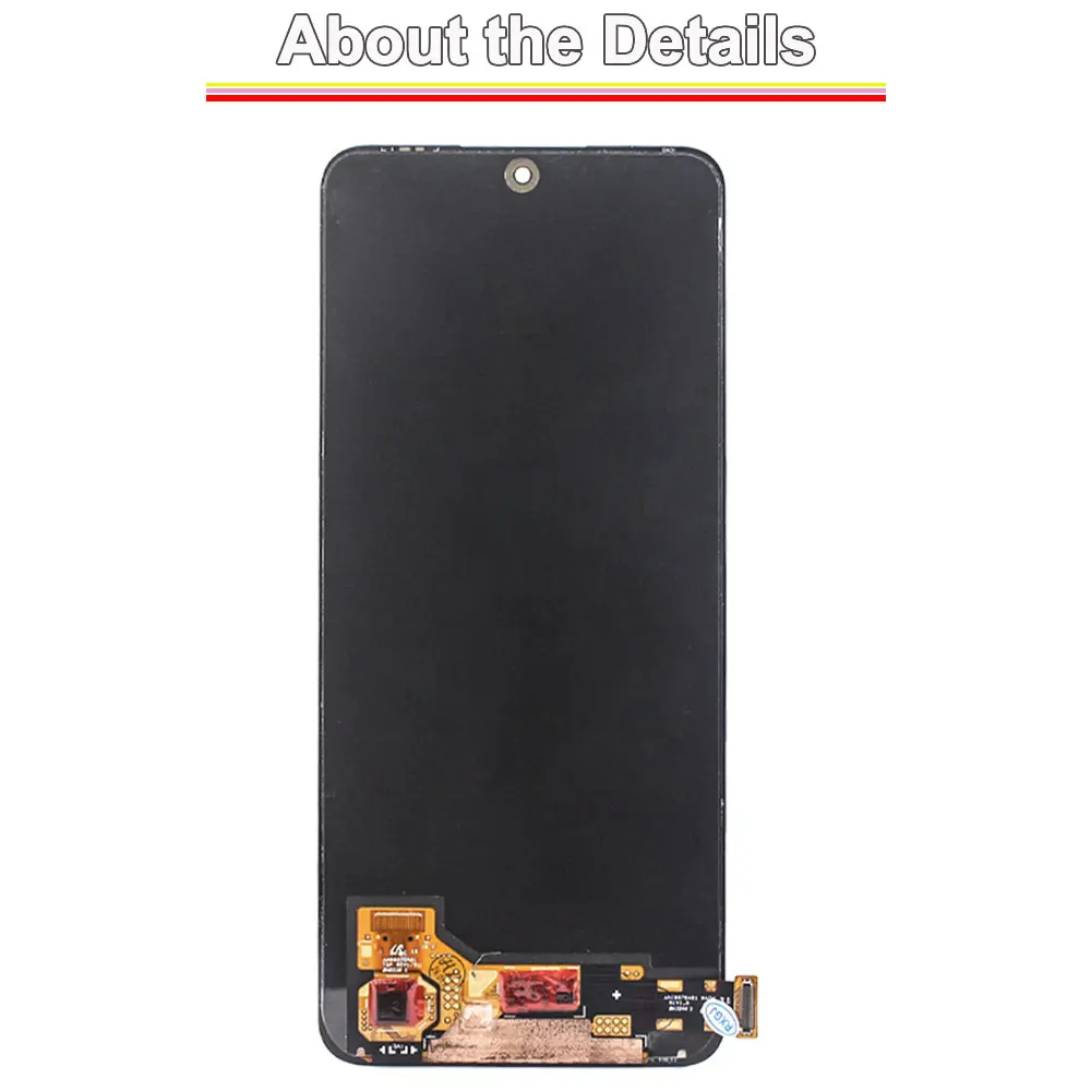 Wyświetlacz AMOLED LCD do Redmi Note 12 4G, ekran dotykowy, digitizer do Redmi Note 12 4G 23021RAAEG 23021RAA2Y, ekran LCD do telefonu — zdjęcie produktu 4