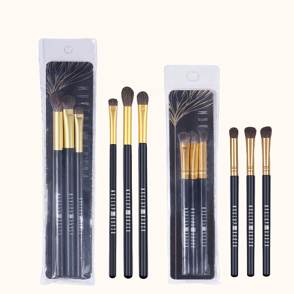 3Pcs/set Women Girls Beauty salon Ins Net red Makeup artist Eye Shadow Brush Eye Shadow Stick Makeup Brush Beauty Tool