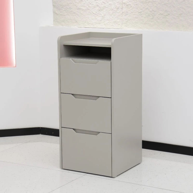 Zunmeng High Quality Modern Wood Heavy-Duty Eco-Friendly Stable Tool Storage Cabinet Hair Beauty Salon Dye Cream Cart Trolley
