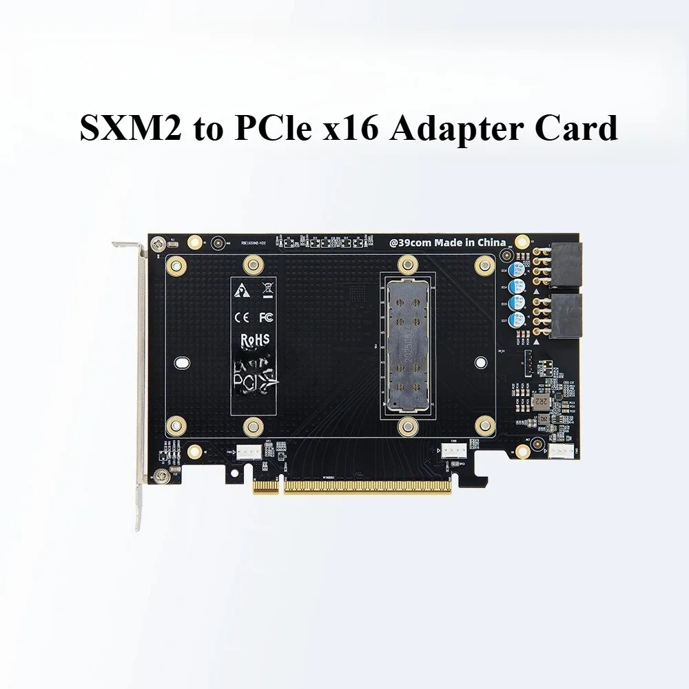SXM2 to PCIe X16 Adapter Card, SXM2 GPU Expansion Converter for Data Center Accelerator Card