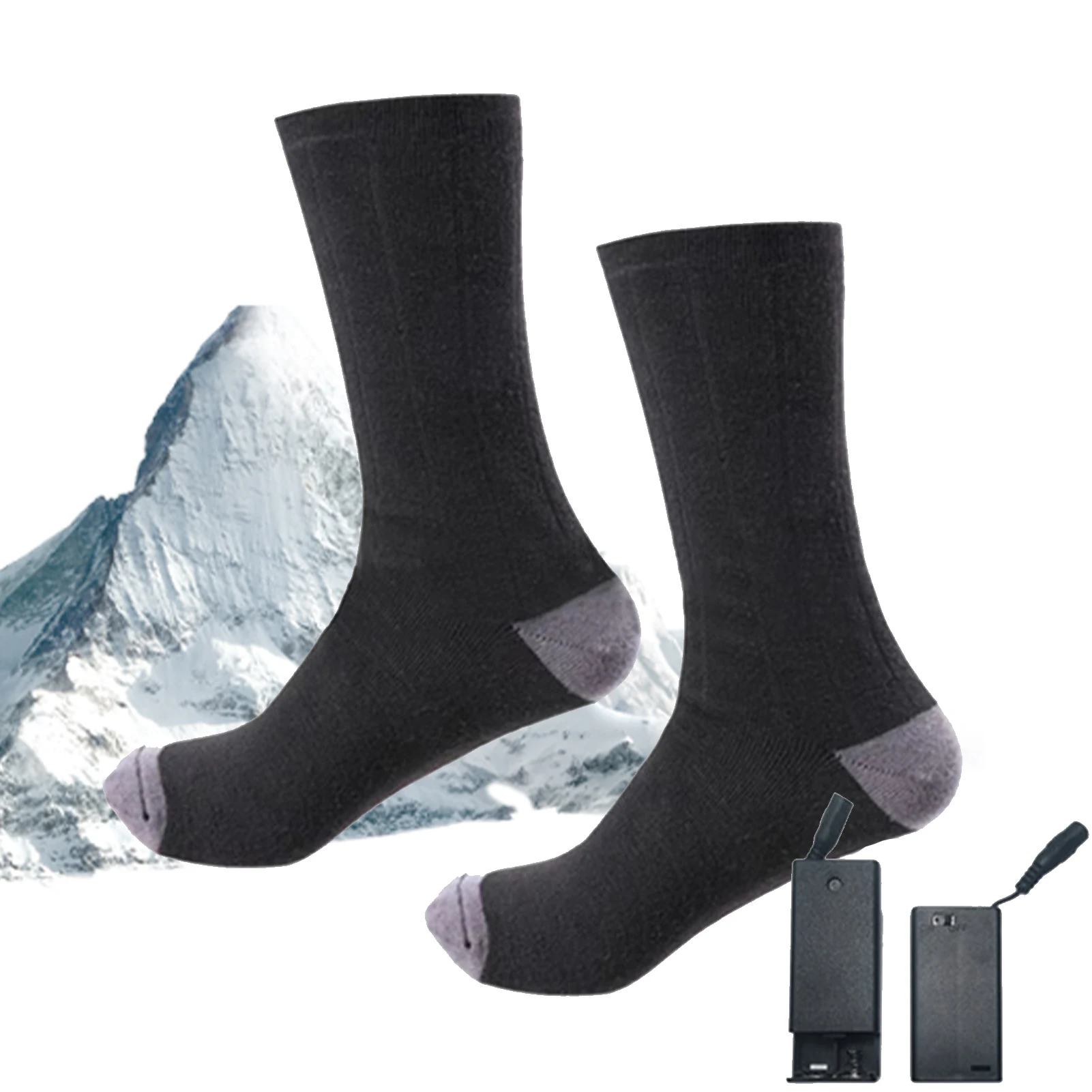 

Winter Warm Outdoor Socks Thermal Socks Battery Operated Heating Sock Elastic Comfortable Washable Electric Warm Sock