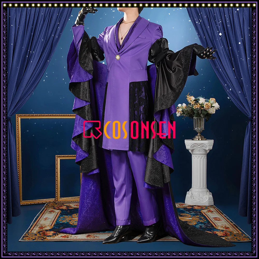 Twisted Wonderland Tapis Rouge Vil Schoenheit Cosplay Costume Luxe Couture Vil with midnight cape Outfit Custom Made