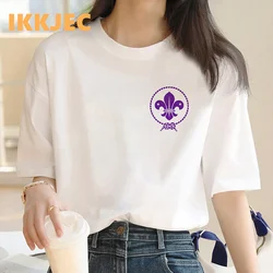 スカウティング服女性y2k服カップルウルザンプリント白いショートトップ服グラフィックtシャツ女性ヴィンテージ