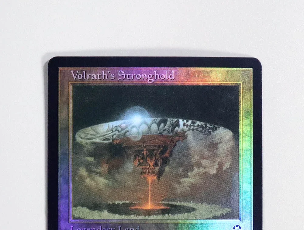

(Volrath's Stronghold) Foil/Holo TCG Magical Proxy Cards Game Quality Proxy Gathering Board Playing Game Trading Cards proxy