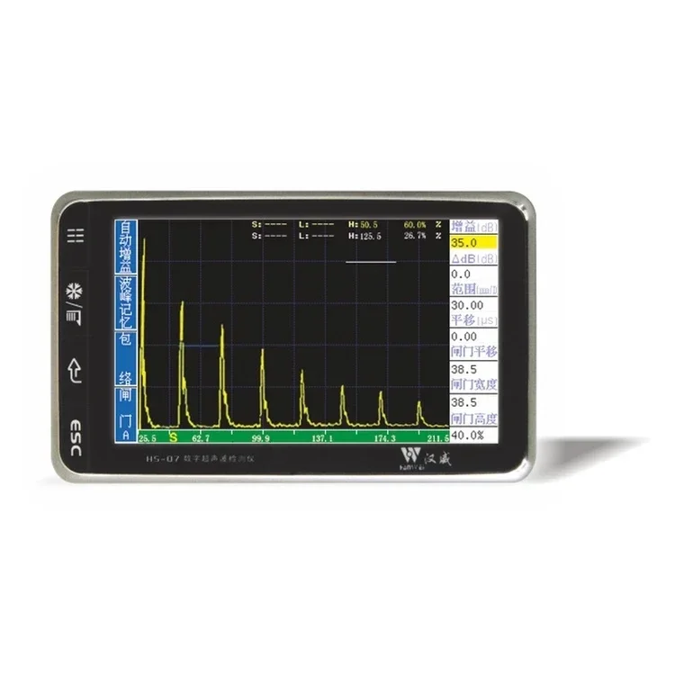 Low Moq Hs-Q7 Mobile Phone type Handheld Digital Ultrasonic Detector Non-Destructive-Testing Detection Ultrasonic Metal Detector