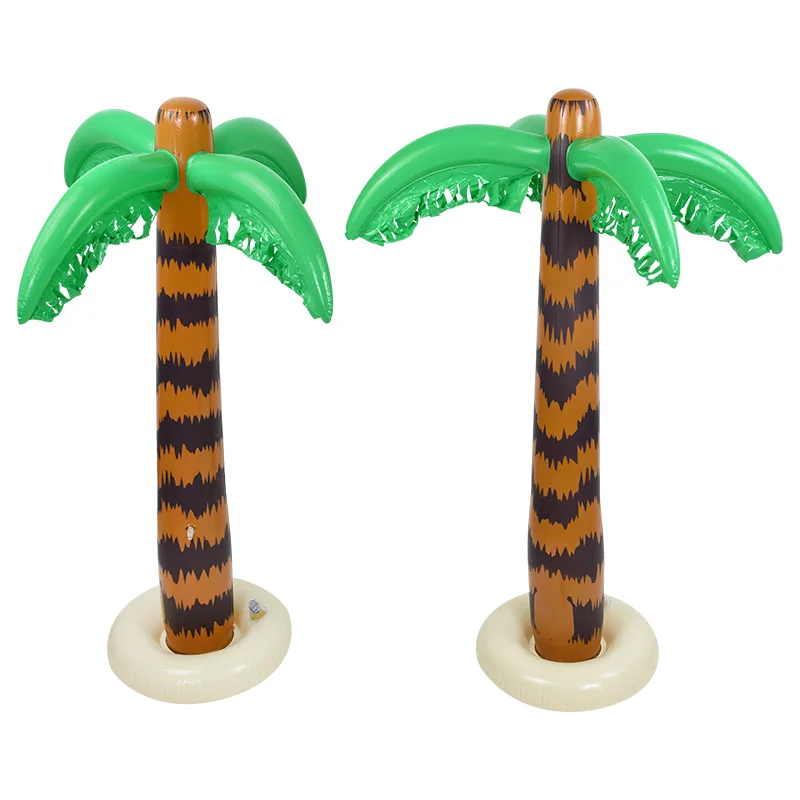 

Creative Hawaii Summer Pool Party Inflatable Coconut Tree Balloon Beach Party Inflate Ball Outdoor Game Toy Baby Shower Decor