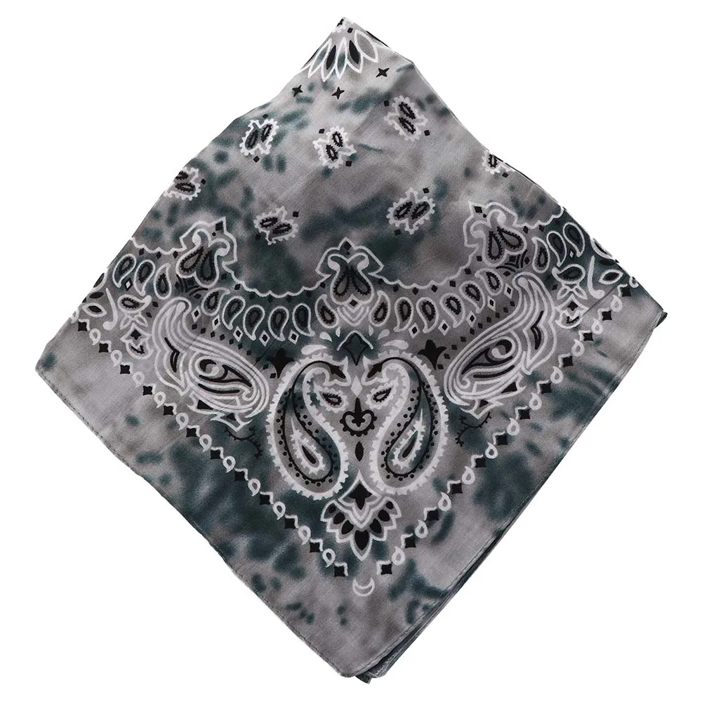 Cashew Tie-dye Square Scarf Hair Band Seamless Bandana Hip Hop Paisley Headband Tie Dye Bandana Cycling Outdoor Hip Hop Headwea