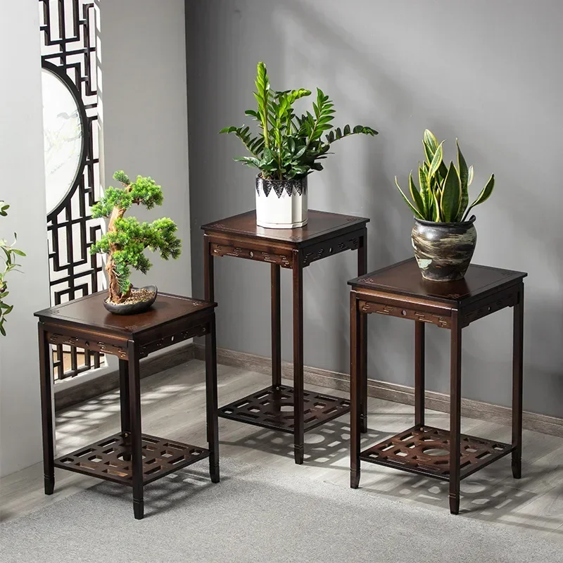 Firm Flower table small shelf, flower pot rack, living room floor-to-ceiling flower rack
