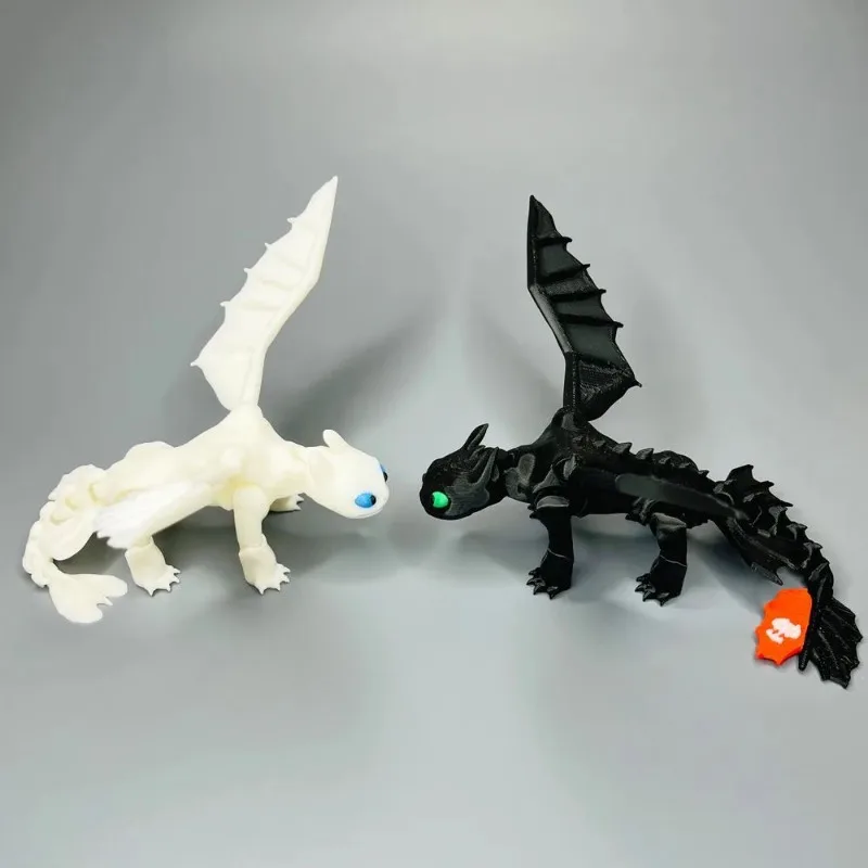 

How To Train Your Dragon Movable Joint Toy Figure with Expandable Wings Creative Desktop Ornament Collectible Model Decoration