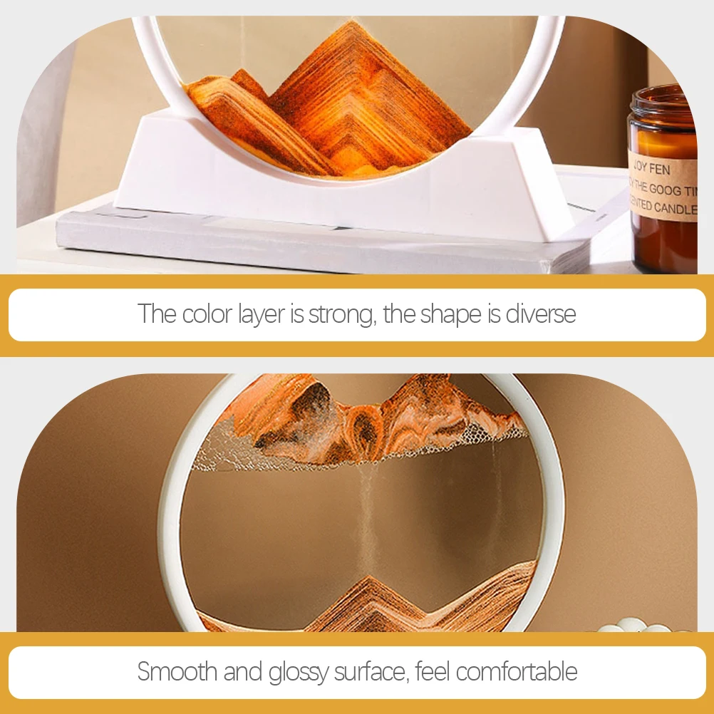 ديكور متحرك ثلاثي الأبعاد لتزيين المكاتب مكتب صغير لصور فنية رملية للمنزل والمكتب وغرفة النوم وغرفة الأطفال صور فنية رملية #1