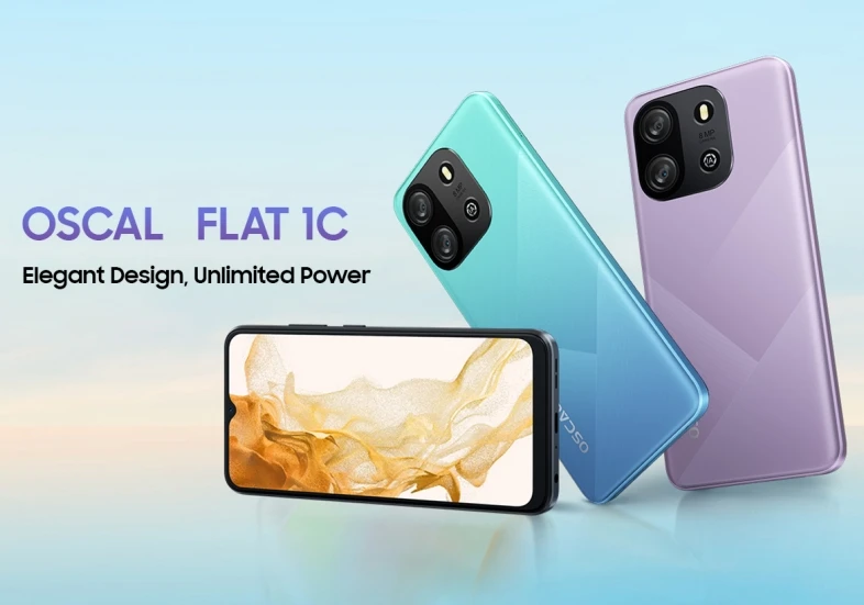 

OSCAL FLAT 1C,Helio SC9863A 120Hz 6.517-inch screen, Ultra cost-effective 13000mAh 4G three proof phone, 2GB RAM 32GB ROM