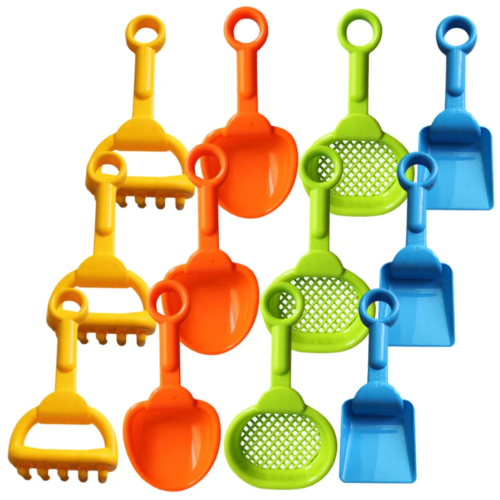 

Набор из 1 предмета: детские пляжные лопатки, грабли и сито для песка, пластиковые инструменты для летних игр на открытом воздухе для малышей, для веселого творчества и лепки из песка на пляже