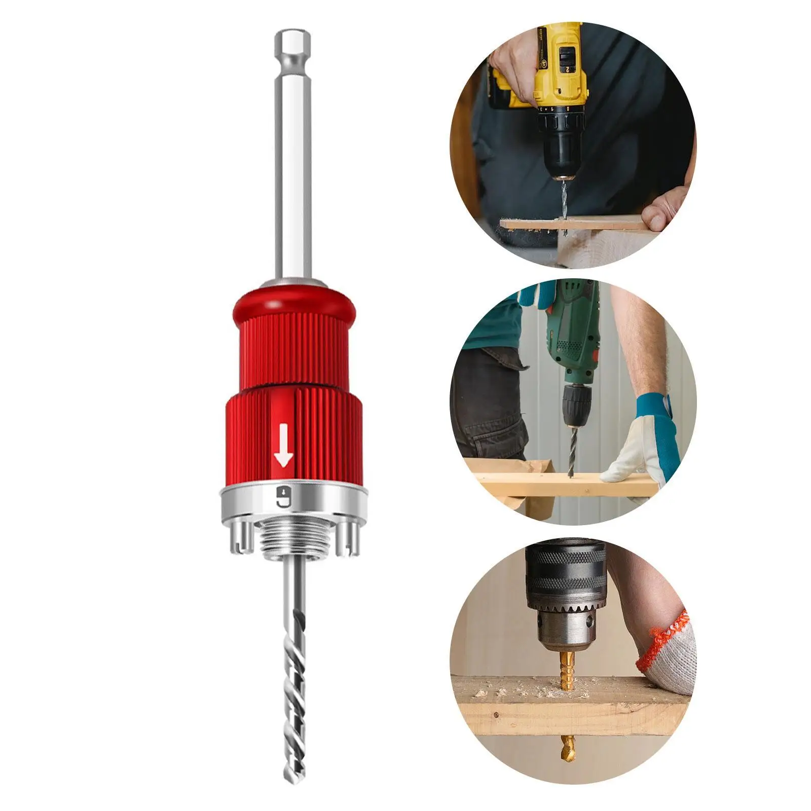 

Набор беседки с двумя отверстиями, запасные части для шатуна, аксессуар для обслуживания, стабильный биметаллический открывалка для отверстий, замена гипсокартона