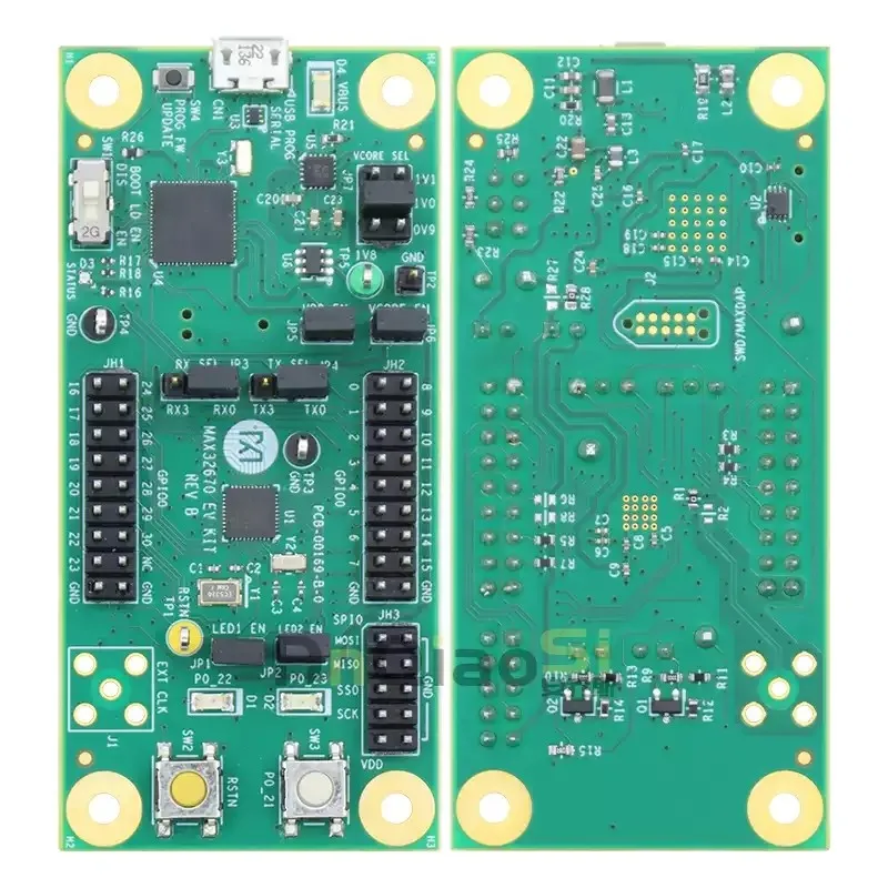 Off-the-shelf MAX32670EVKIT ARM Cortex-M4 MCU 32-bit evaluation board embedded