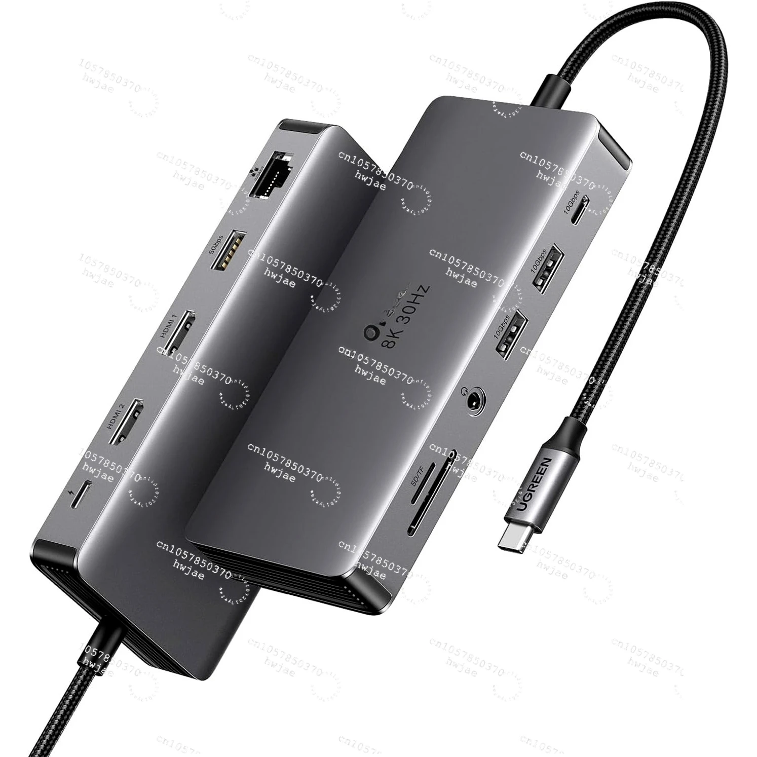 UGREEN Revodok Pro 211 Laptop Docking Station 11 in 1 USB C Dock Dual HD-MI 10Gbps Data Port 100W PD Gigabit Ethernet