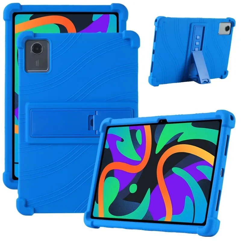 Slim Coque For Lenovo Tab M11 K11 Case Zhaoyang K10 Y11 Soft Silicon Shockproof Cover For Xiaoxin Pad (2024) 11 Kickstand Coque