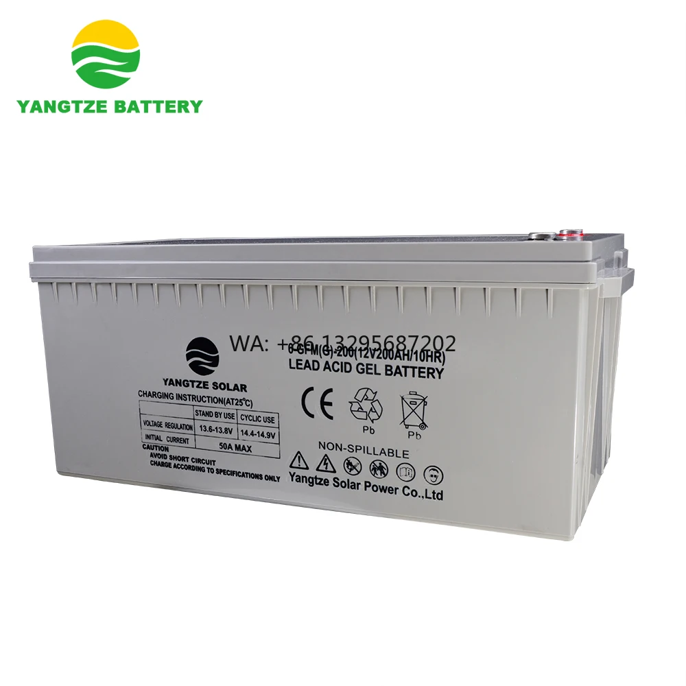 

SunshineLong Life 12v 200ah Storage Gel Battery