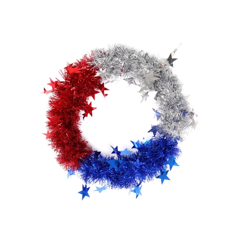 Couronne à thème fête l'indépendance, décors fête patriotique pour célébration