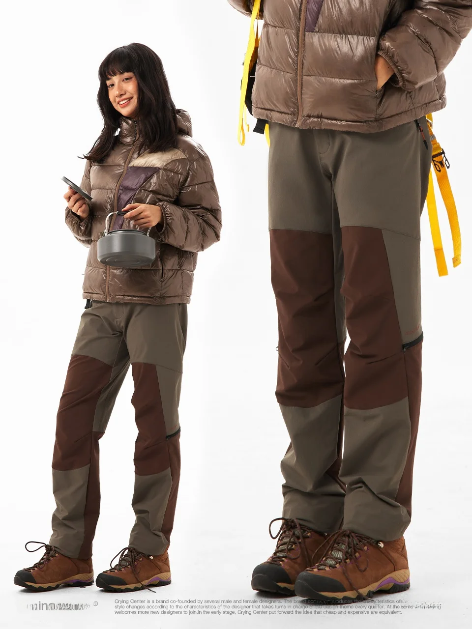 

Мужские брюки для активного отдыха Crnenter: эластичные, прямого кроя, дышащие, быстросохнущие, повседневные