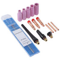 TIG Welding Set TIG Gas Lens Collet Kit Argon Consumption Reducing for Welding Torch Accessories