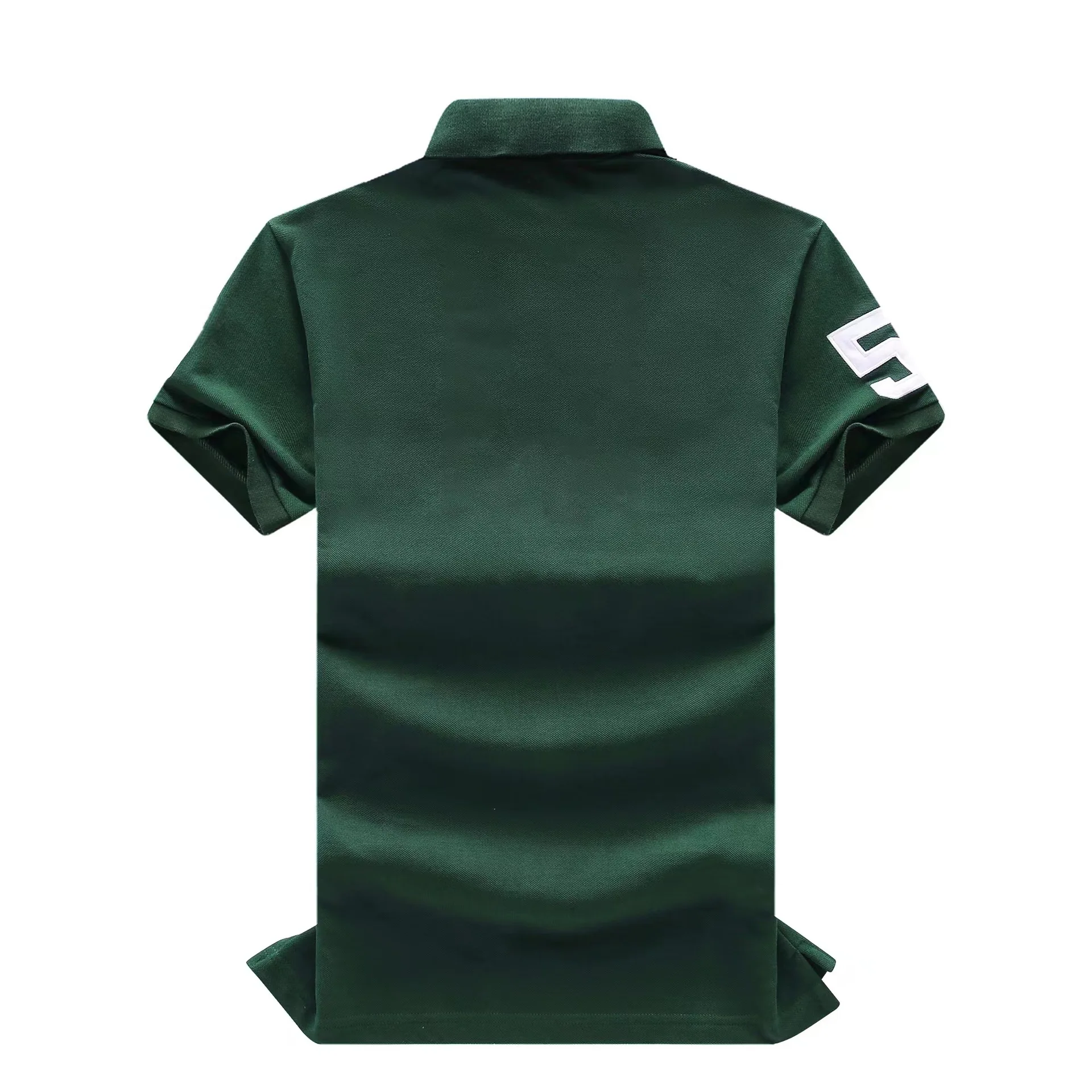 2024 New Summer Italy Men\'s Polo Shirt Green Plus EU Size 7XL Short Sleeve MILAN Embroidery Casual Sports Collar T Shirt for Man